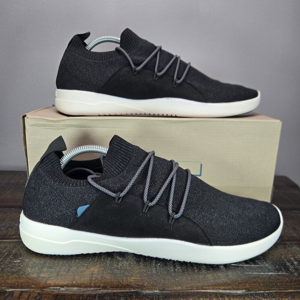 NO INSOLES Vessi Cityscape Classic Sneaker Mens Size 11 Waterproof Shoes Black